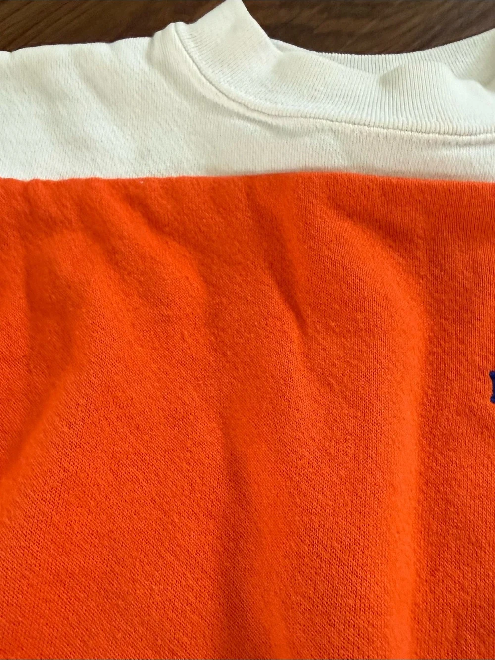 Vintage Broncos Orange & White Kids Sweatshirt